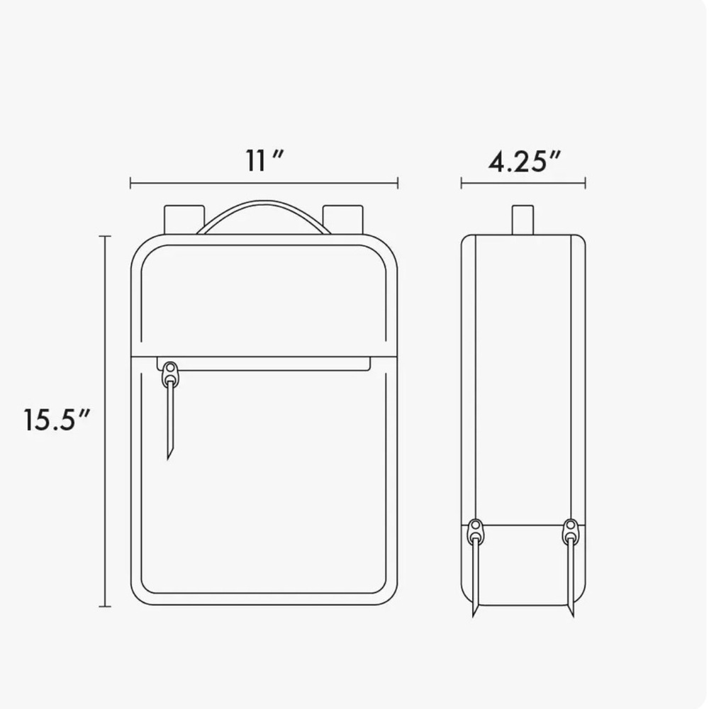 CALPAK Kaya 15 inch Laptop Computer Backpack in Mocha Limited Color $138 MSRP - Picture 10 of 17